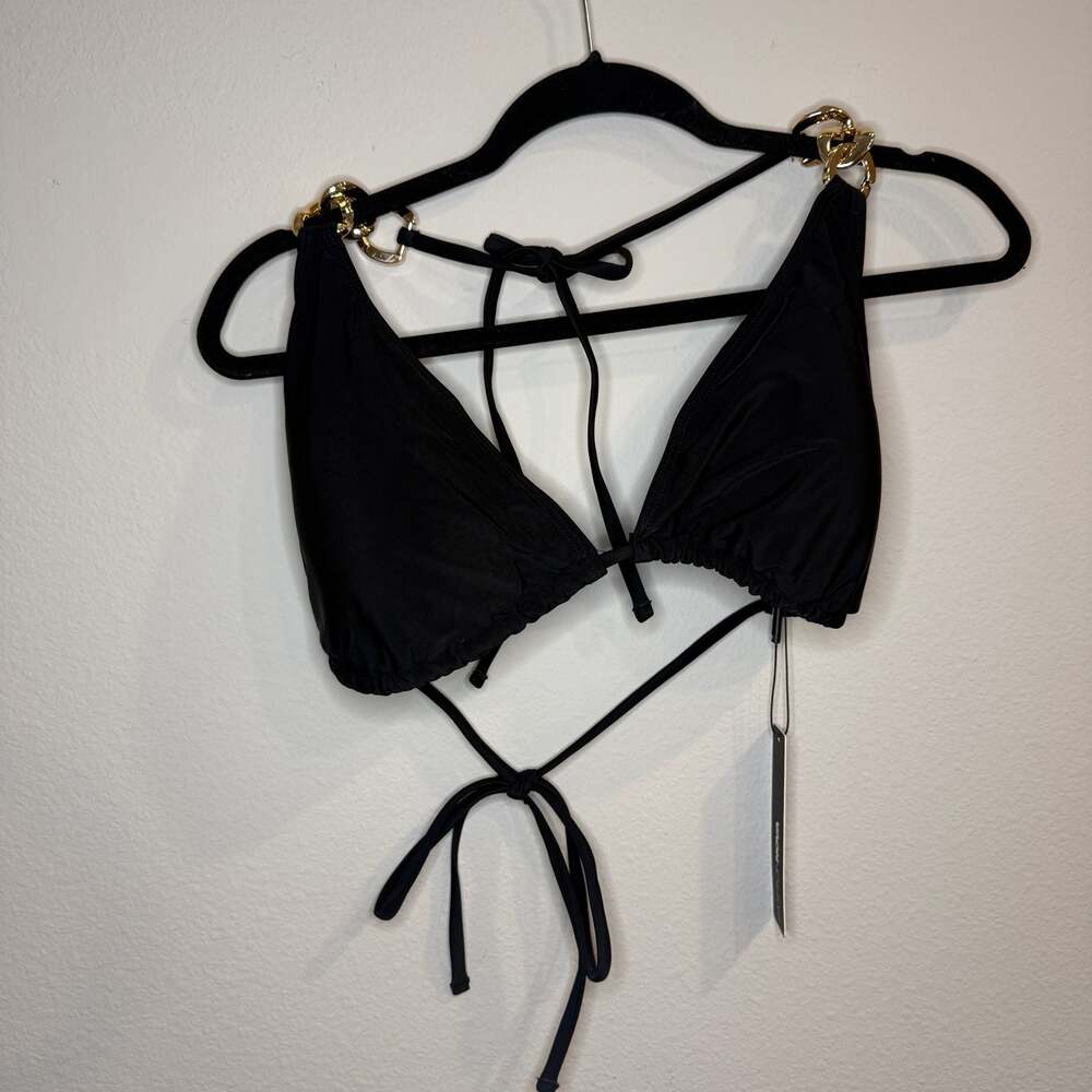 Fashion Nova Monroe Chain 2 Piece Bikini in Black Size 2X